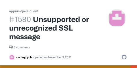  For example, if your node is using SSLv3 and webservice is using TLS protocol. . Unsupported or unrecognized ssl message spring boot